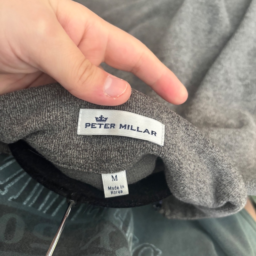 Grey Peter Millar Medium Pullover - image 3